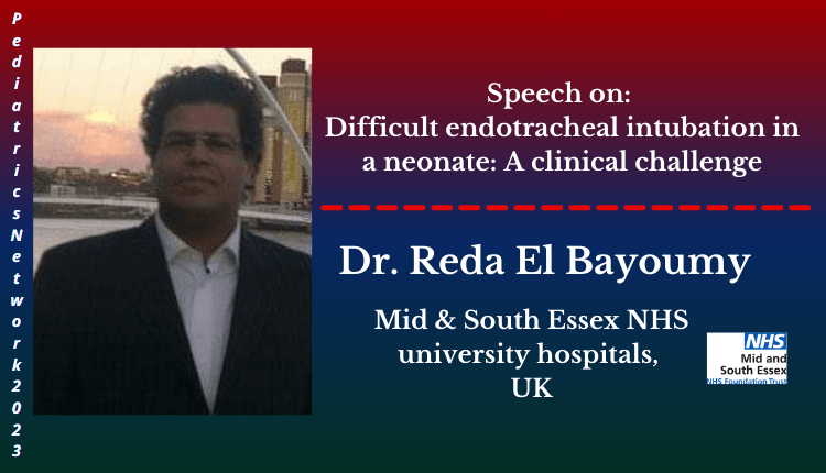 Dr. Reda El Bayoumy | Speaker | Pediatrics Network 2023